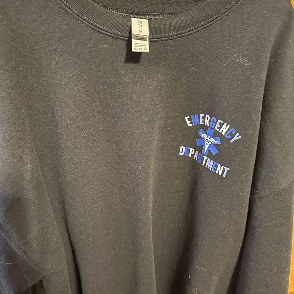 Nurse Sweatshirt ER black 2XL